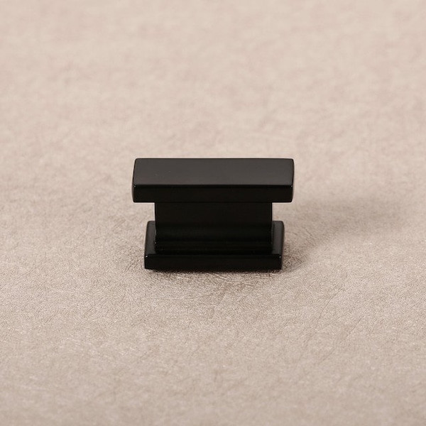 Sapphire Hexa Series 1-1/2 in. Modern Black Cabinet Knob (10-Pack) - SP-2891-51-BK-10