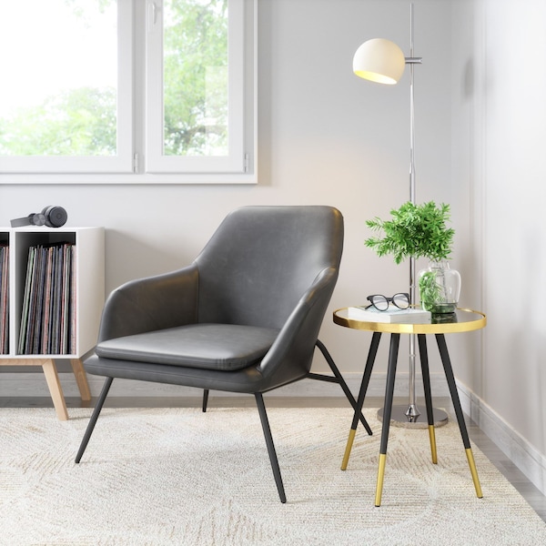 Zuo Modern Manuel Accent Chair Gray - 109235