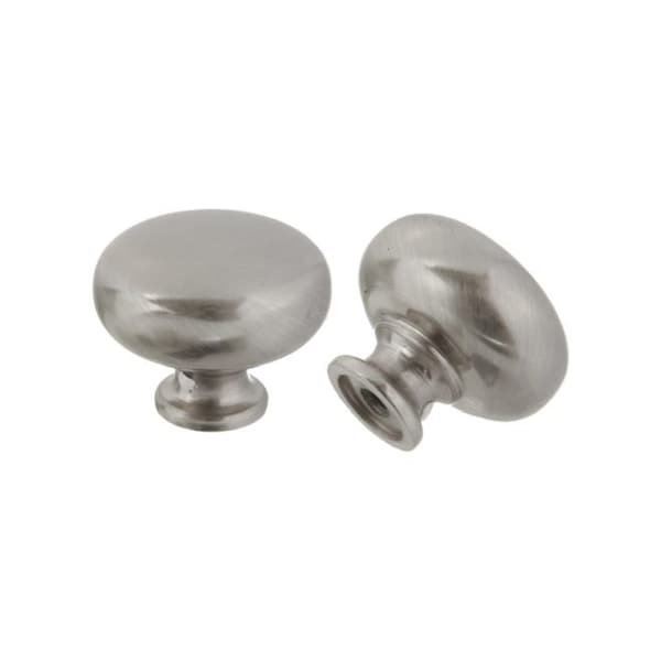 Crown 1-1/2" Cabinet Knob Satin Nickel Finish - CHK928SN