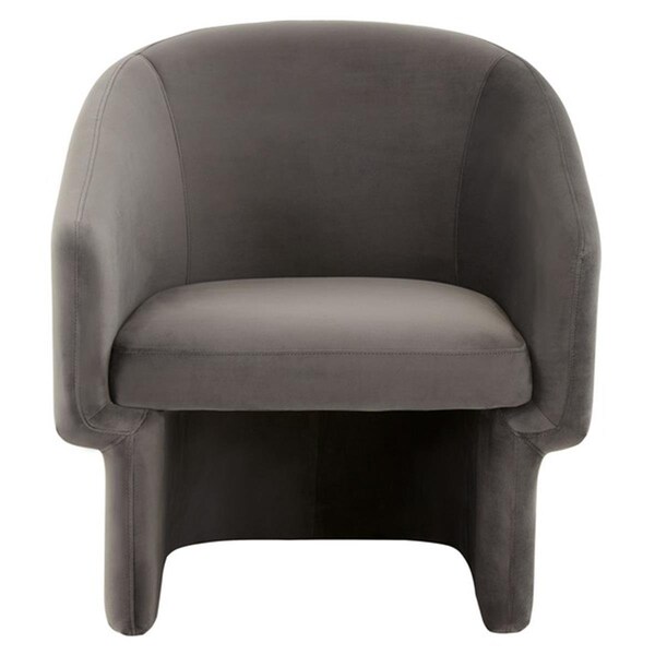 Safavieh Susie Barrel Back Accent Chair, Dark Grey - SFV4781C