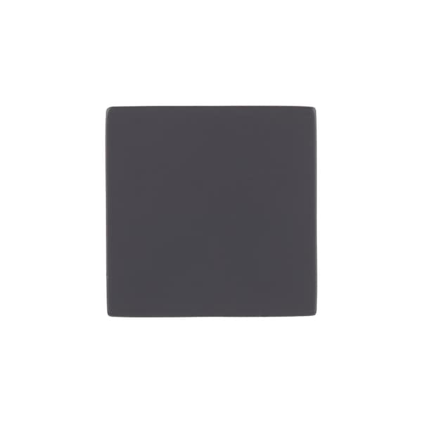 Richelieu 1 9/16-inch (40 mm) x 1 9/16-inch (40 mm) Matte Black Contemporary Cabinet Knob - BP404016900