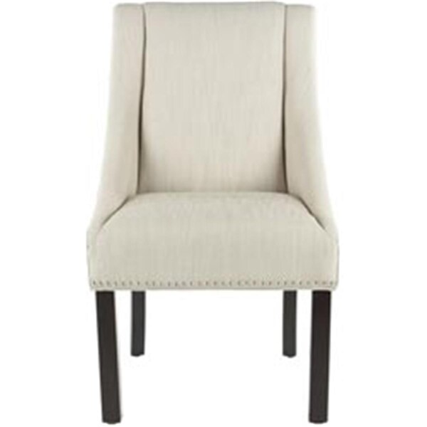 Safavieh Molly Beige Sloping Arm Chair Beige - MCR4708A-SET2