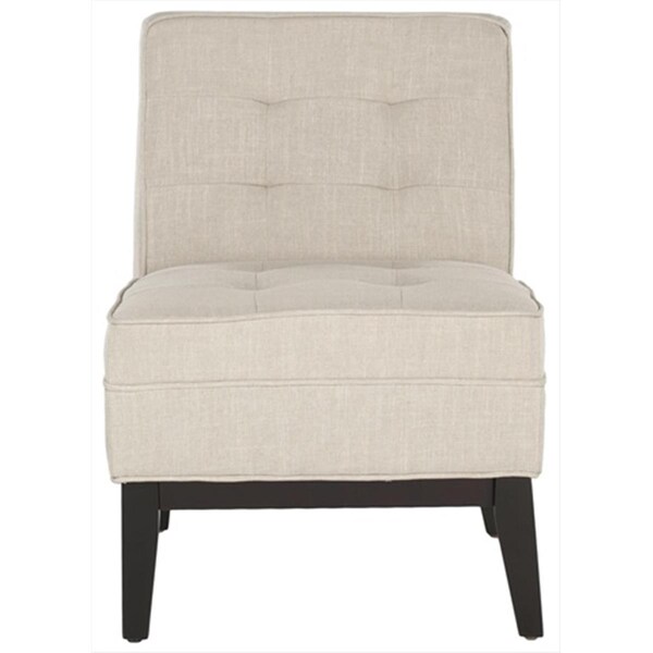 Safavieh Pam Armless Club Chair - Beige Linen - MCR1000A