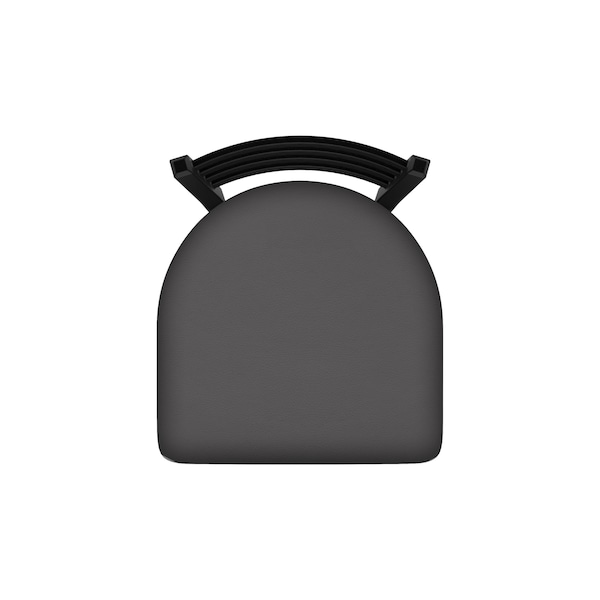 Holland Bar Stool Co 400 Jackie 18" Chair with Black Wrinkle Finish and Canter Storm Seat - 40018BW004