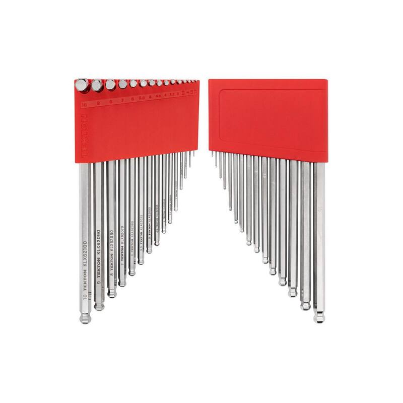 TEKTON 15-Piece (1.3-10 mm) with Holder Ball End Hex Key Set - KLX91201
