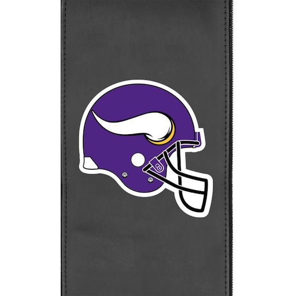 Dreamseat Silver Club Chair with Minnesota Vikings Helmet Logo - XZ7759002CHCDBK-PSNFL20097