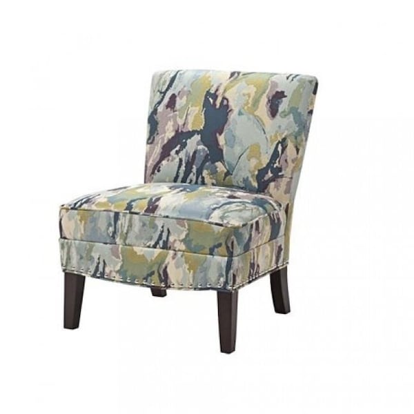 Madison Park Madison Park FPF18-0052 Hayden Slipper Accent Chair - Blue - FPF18-0052