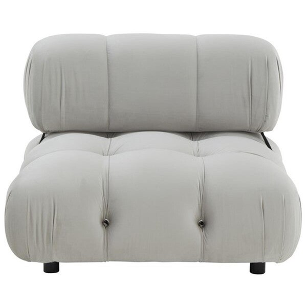 Safavieh Ellamaria Tufted Accent Chair, Light Gray - SFV4807A