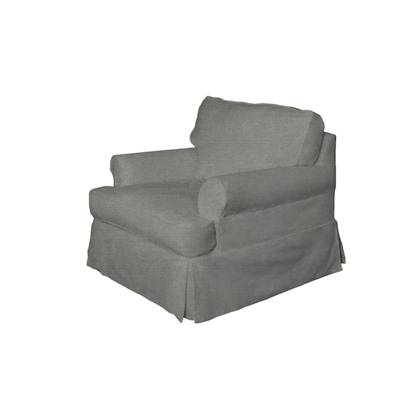 Fine-Line Horizon Slipcovered Chair Peyton Slate - FI3207895