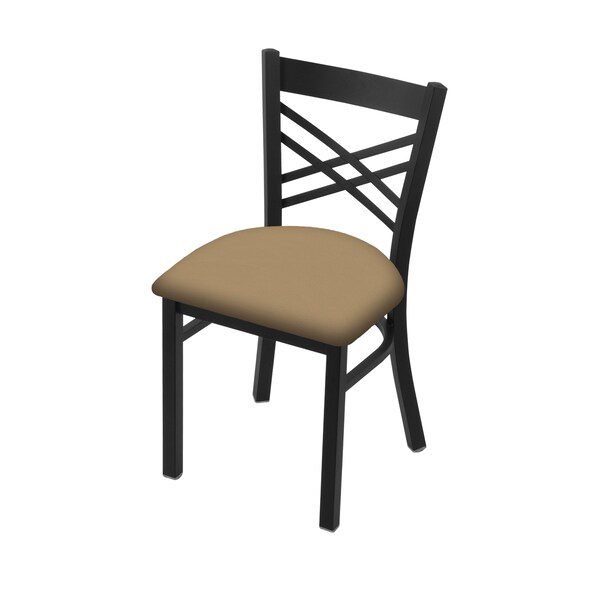 Holland Bar Stool Co 620 Catalina 18" Chair with Black Wrinkle Finish and Canter Sand Seat - 62018BW013