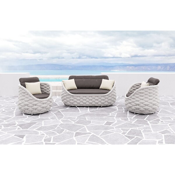 Zuo Modern Coral Reef Accent Chair Gray - 704025