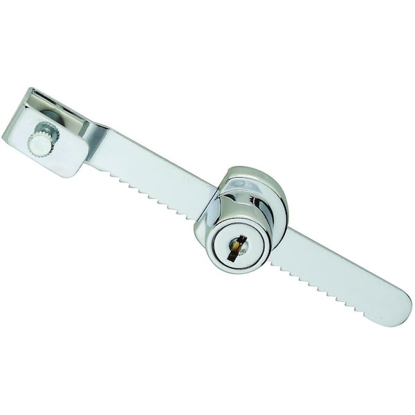 National Hardware V828 Keyed Showcase Lock Chrome Finish - N183798