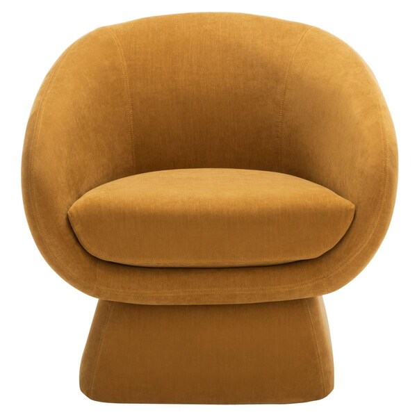 Safavieh Kiana Modern Accent Chair, Mustard - SFV4527B