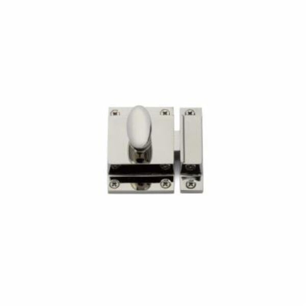 Patioplus 2.25 x 2 in. Cabinet Latch, Bright Nickel - PA3240006