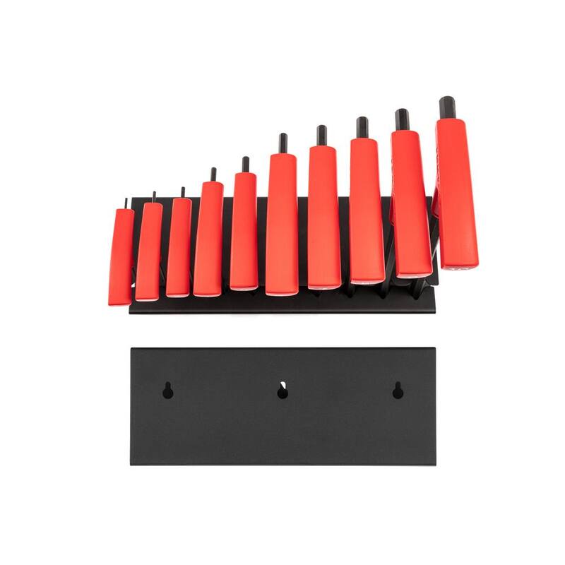 TEKTON Ball End Hex T-Handle Key Set with Stand, 10-Piece (2-10 mm) - KTX92201