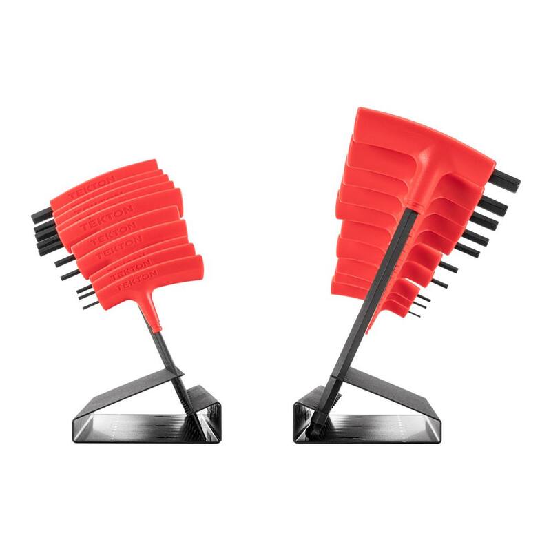 TEKTON Ball End Hex T-Handle Key Set with Stand, 10-Piece (2-10 mm) - KTX92201