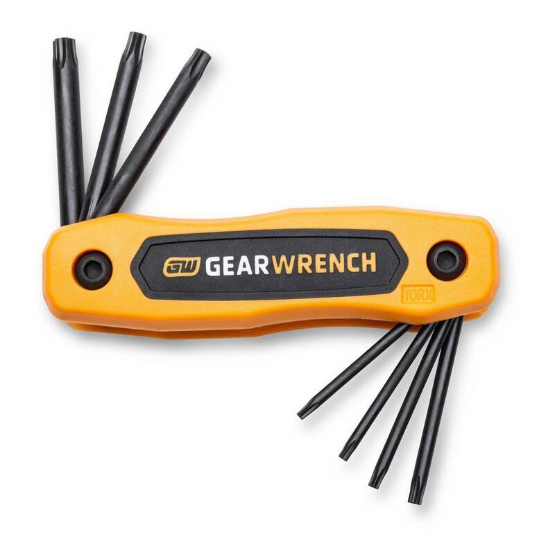GEARWRENCH Tamper Proof Torx Folding Hex Key Set (8-Piece) - 83507