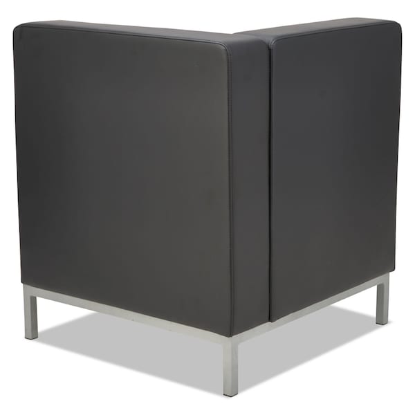 Alera Sofa, 26-3/8" x 30-1/2", Upholstery Color: Black, Frame Material: Steel - QB8016