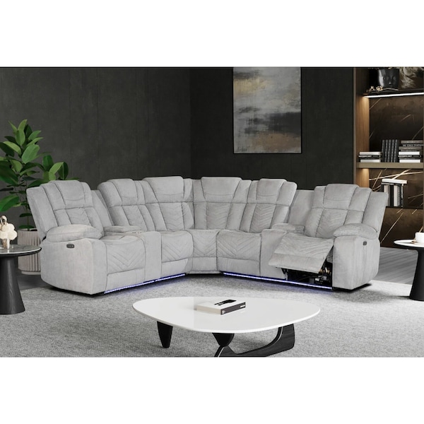 Global Furniture Usa U7068 ASH SECTIONAL - 6264