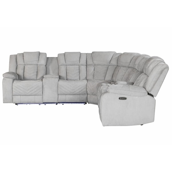 Global Furniture Usa U7068 ASH SECTIONAL - 6264