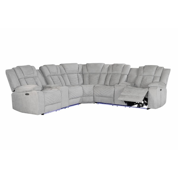 Global Furniture Usa U7068 ASH SECTIONAL - 6264