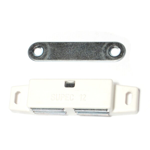 Midwest Fastener No. 12 White Double Magnet Latches 2PK - 75765