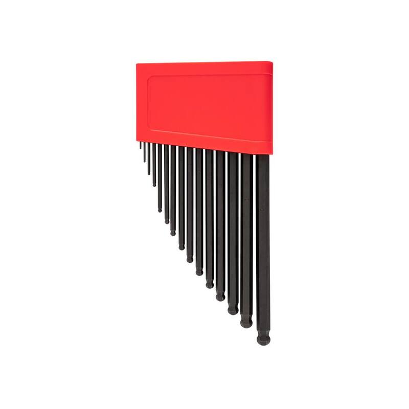 TEKTON Ball End Hex L- Key Set with Holder, 15-Piece (1.3-10 mm) - KLX91203