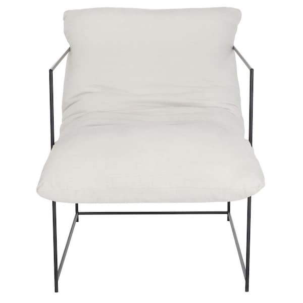 Safavieh Portland Pillow Top Accent Chair, Ivory & Black - ACH4511A