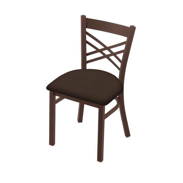 Holland Bar Stool Co 620 Catalina 18" Chair with Bronze Finish and Rein Coffee Seat - 62018BZ025