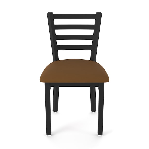 Holland Bar Stool Co 400 Jackie 18" Chair with Black Wrinkle Finish and Canter Thatch Seat - 40018BW001