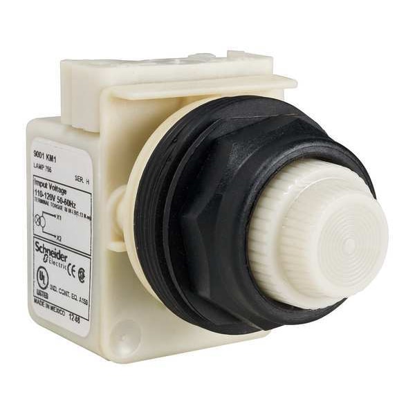 Schneider Electric Luz piloto, incandescente, blanco, 110-120V - 9001SKP1W31