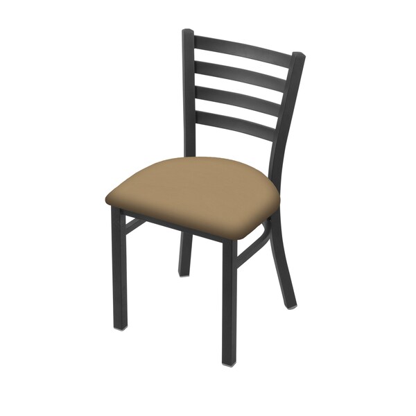 Holland Bar Stool Co 400 Jackie 18" Chair with Pewter Finish and Canter Sand Seat - 40018PW013