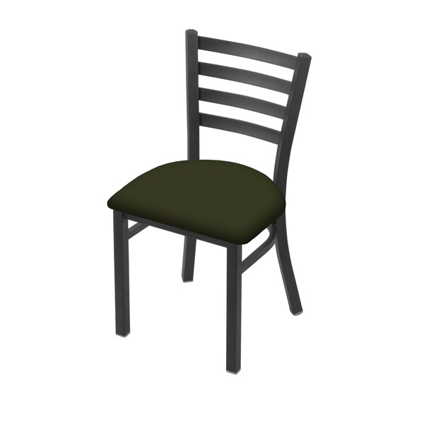 Holland Bar Stool Co 400 Jackie 18" Chair with Pewter Finish and Canter Pine Seat - 40018PW010