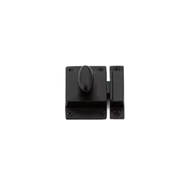 Patioplus 2.25 x 2 in. Cabinet Latch, Flat Black - PA2667430