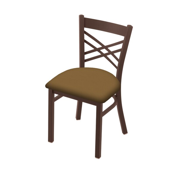 Holland Bar Stool Co 620 Catalina 18" Chair with Bronze Finish and Canter Saddle Seat - 62018BZ012