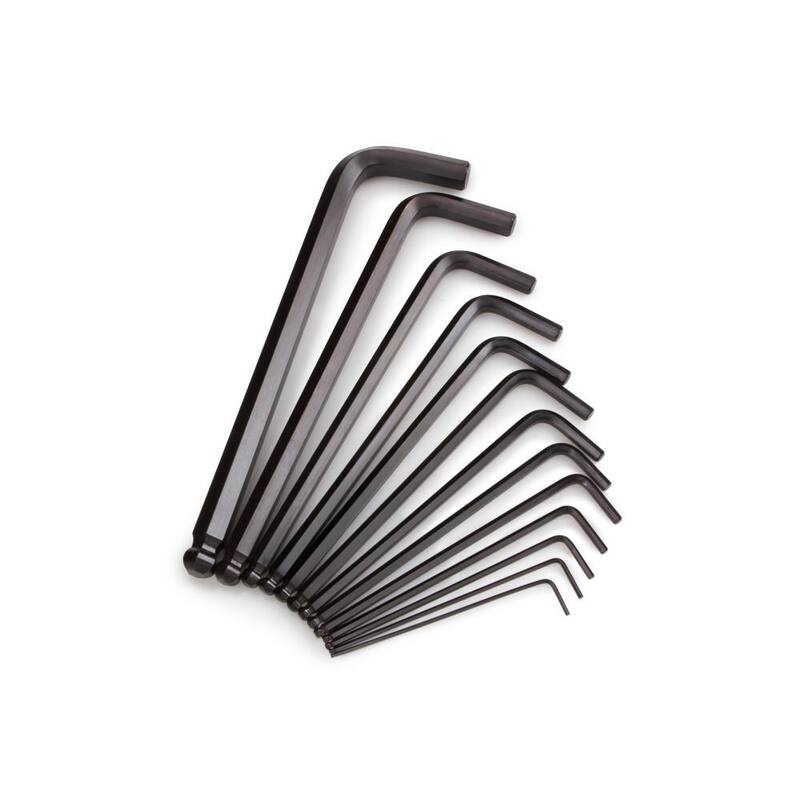 TEKTON 3/64-3/8 in. Long Arm Ball End Hex Key Wrench Set (13-Piece) - 25262