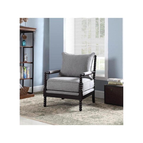 Coaster 38 x 29.5 x 34 in. Accent Chair, Grey - 903824