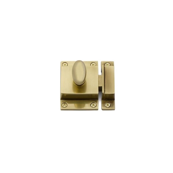 Patioplus 2.25 x 2 in. Cabinet Latch, French Antique Brass - PA2667469