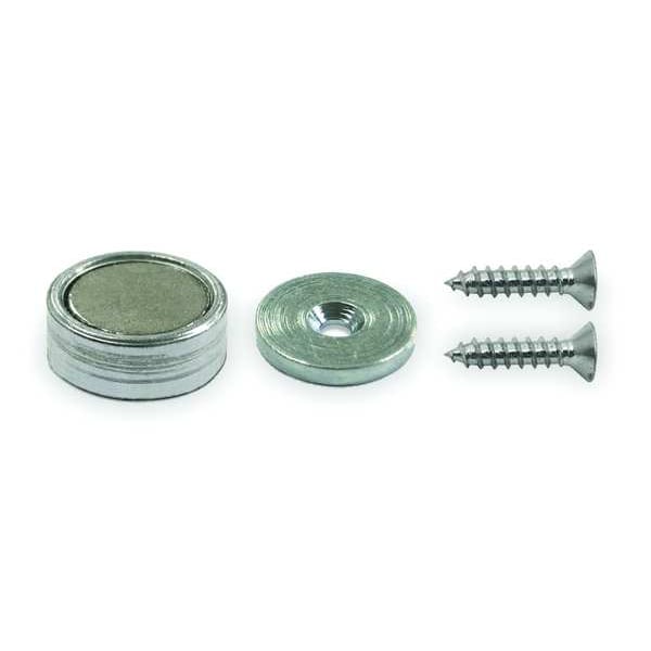 Zoro Select Magnetic Latch Set, Neodymium, 16 Lb - 2VAG1