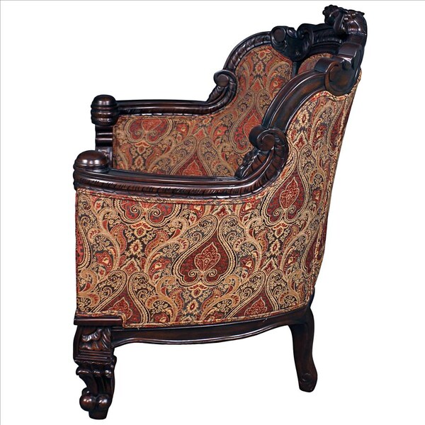 Design Toscano Gentlemen's Drawing Room Armchair - AF51854
