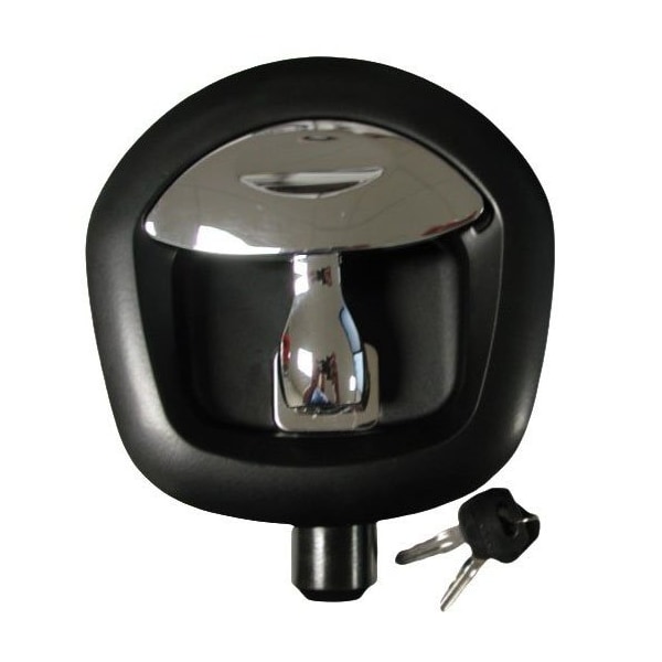 Eberhard Manufacturing Co 3 Pt. Blk Die Cast, Chr T, W/Cyl - EMC 18430-50 L J202