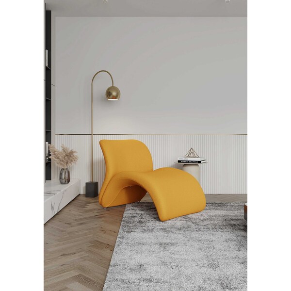 Manhattan Comfort Rosebud Multi Colored Accent Chair -Set of 3 in Red, Fuchsia Pink, and Yellow - 3-AC0013
