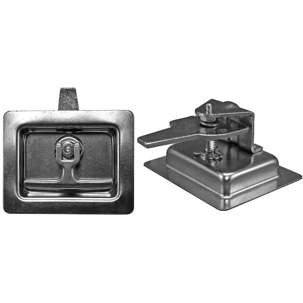 Eberhard Manufacturing Co Lock Adj  Sq. Corner W/O Holes - EMC 8000 ZN RH