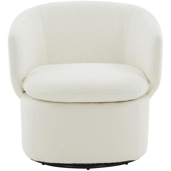 Safavieh Phyllis Boucle Swivel Chair, Ivory - SFV4816A