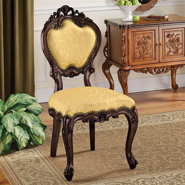 Design Toscano Lady Ambrose Shield Back Accent Chair, PK 2 - AF951247