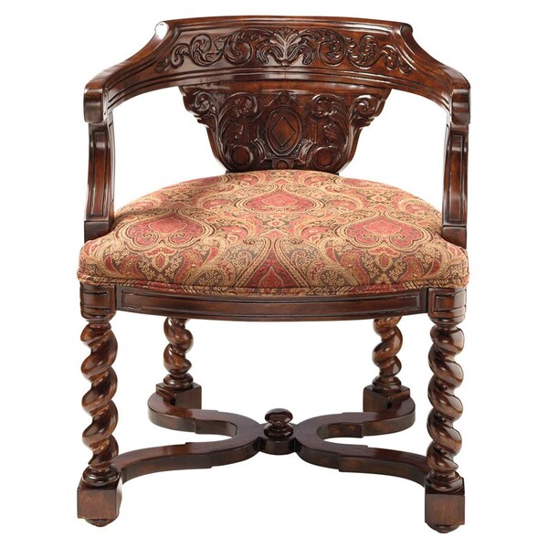 Design Toscano Brussels Library Bergere Chair, PK 2 - AF91556