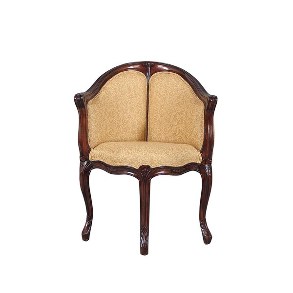 Design Toscano Louis XV Fauteuil de Bureau Chair - AF1557