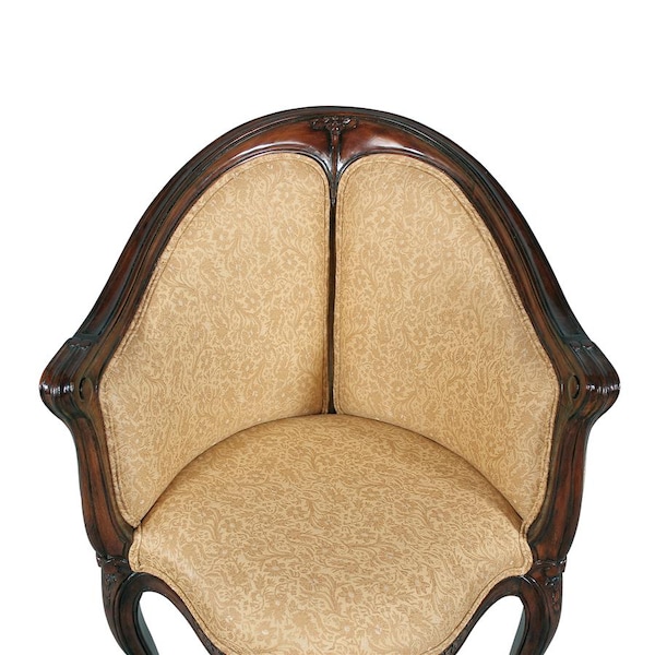 Design Toscano Louis XV Fauteuil de Bureau Chair - AF1557