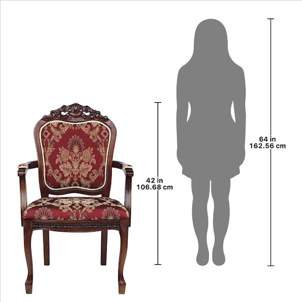 Design Toscano Crown Hill Baroque Chair, PK 2 - DY991105