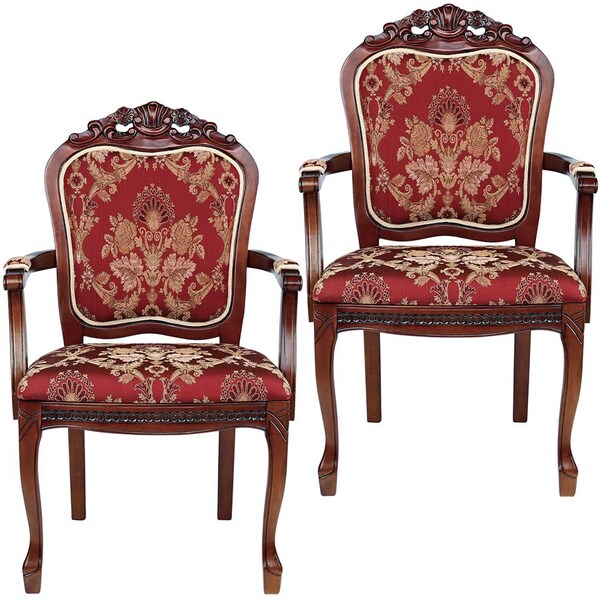 Design Toscano Crown Hill Baroque Chair, PK 2 - DY991105